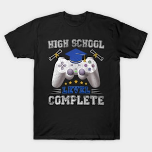 High School Level Complete Class Of 2024 Graduation T-Shirt